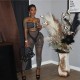 Women Solid Color Strapless Backless Slim-Fit Sexy Hollow Stitching One-Piece Lace Jumpsuits