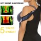 Women Casual Sports Sauna Zipper Solid Color Sleeveless Tank Top
