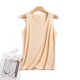 Women Basic Seamless Ice Silk Solid Color Tank Top