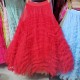 Women Fashion Mesh Heavy Industry Super Large Swing Cake Skirt