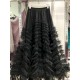Women Fashion Mesh Heavy Industry Super Large Swing Cake Skirt