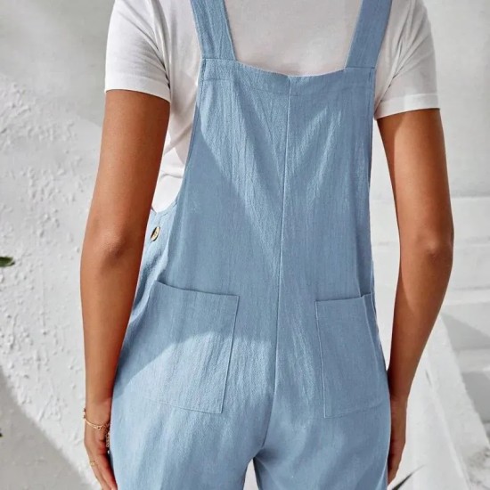 Fashion Base Solid Color T-Shirt Top Adjustable Rompers Pregnant Women Suit