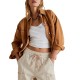 Women Fashion Loose Long Sleeve Denim Jacket