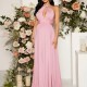 Pregnant Women Fashion Sexy Cross Halter Neck Strap Backless Maix Dress