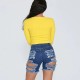 S-XXL Women Tight Ripped Denim Sexy Shorts