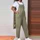 Fashionable Simple Solid Color Adjustable Waist Pregnant Women Jumpsuits