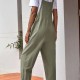 Fashionable Simple Solid Color Adjustable Waist Pregnant Women Jumpsuits