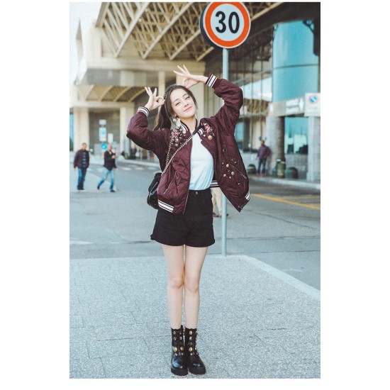 Women Casual Basic Rolled High-Waist Denim Shorts